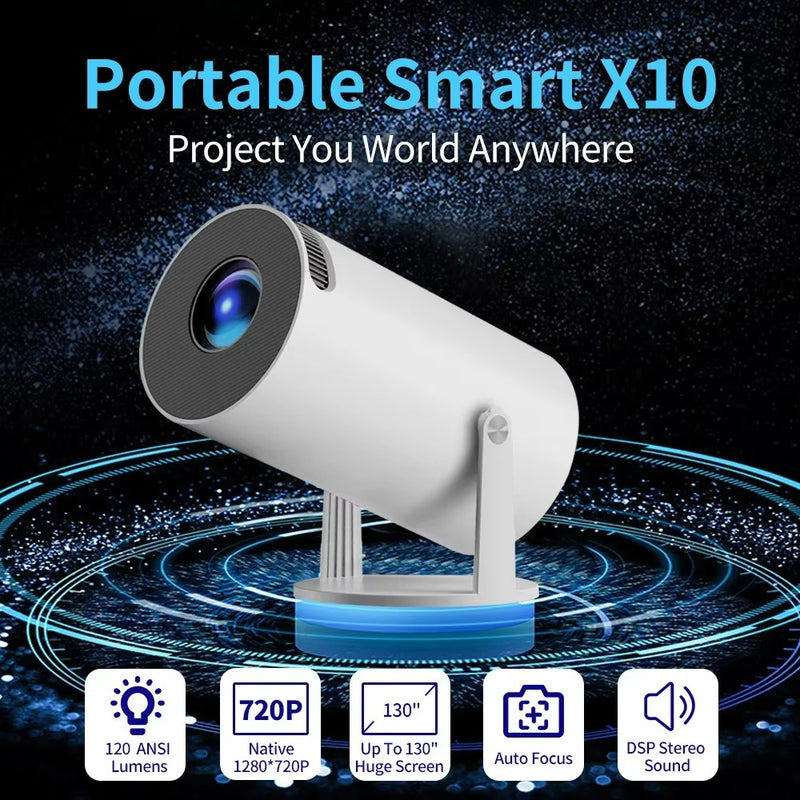 PROYECTOR HY300 SMART X10 PLUS: Proyector HD y CONSOLA + 10,000 juegos. Todo en Android 11.0